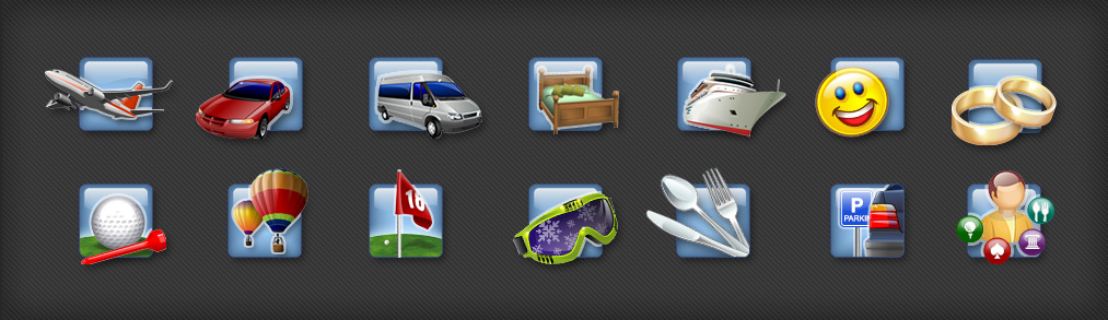 Travelocity Icons